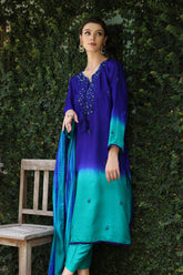 PARINEET PEAHEN SILK SUIT